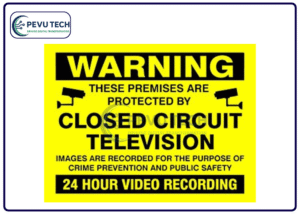 CCTV Under Surveillance” Safety Sign